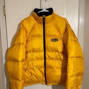 90s Polo Jeans Co Ralph Lauren Yellow Puffer Jacket